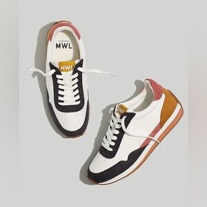 Madewell League Sneakers in Washed Nubuck and Suede